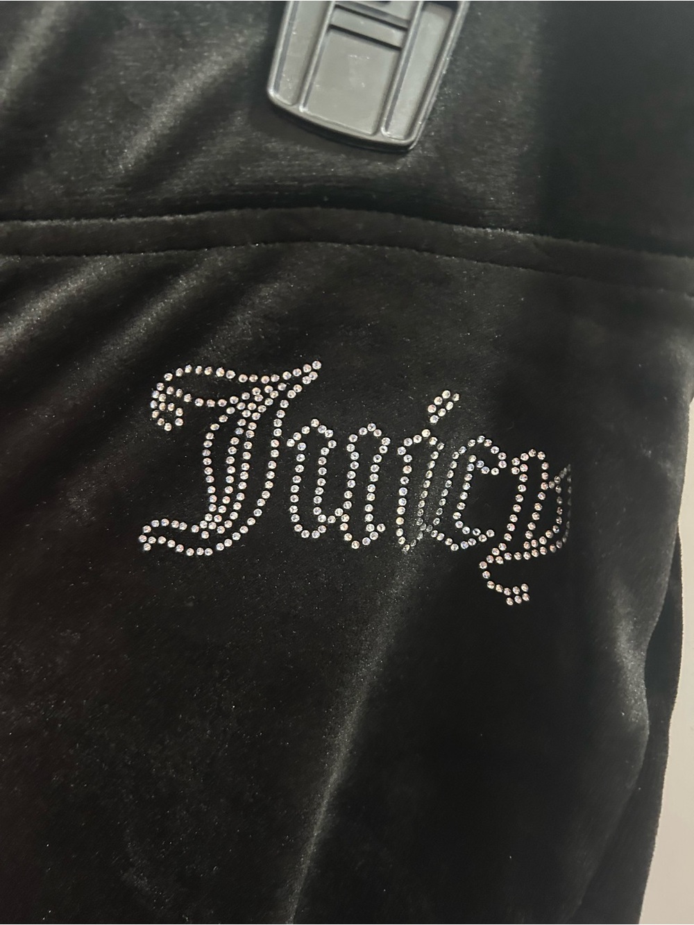 NWT Juicy Couture Track Suit sweatsuit women’s black medium - Picture 2 of 3